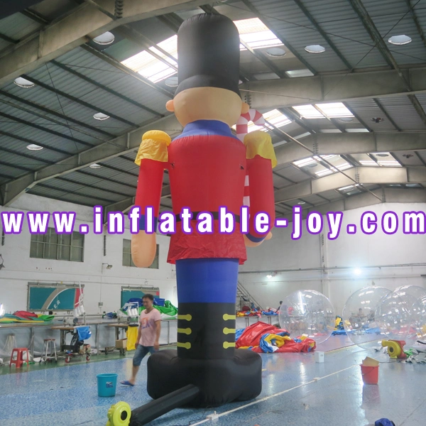 6m de altura, Soldado de Navidad inflable Cartoon