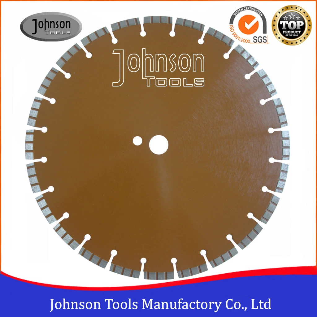 350mm soldada a laser Diamond Lâmina de serra segmentado Turbo Circular curados de ferramentas de corte de concreto