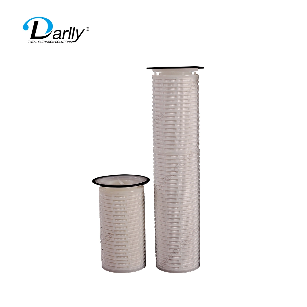 Darlly 16" 32" PP Polypropylene Water Cartridge Filters with Flange Connection Replacement of Bag Filter Size 1 & Size 2