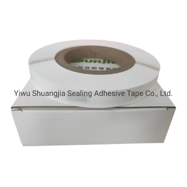 18mm*3000m Self-Sealing Tape, Double Sided Tape, Permanent Bag Sealing Tape with Hot-Melt Adhesive (HC10)