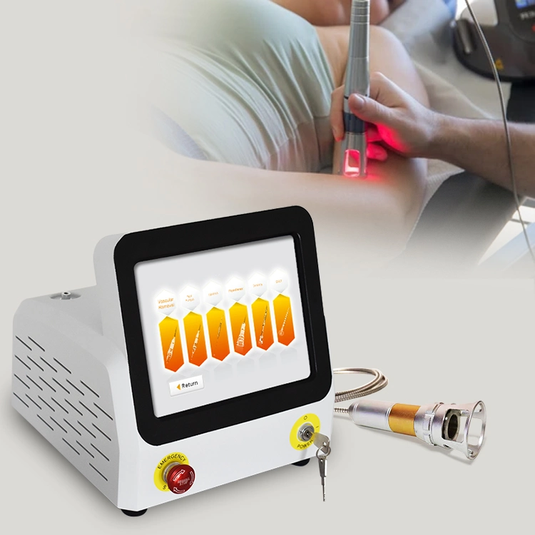 Diode laser à traitement intensif 980nm 60W haute puissance Matériel de physiothérapie et de physiothérapie