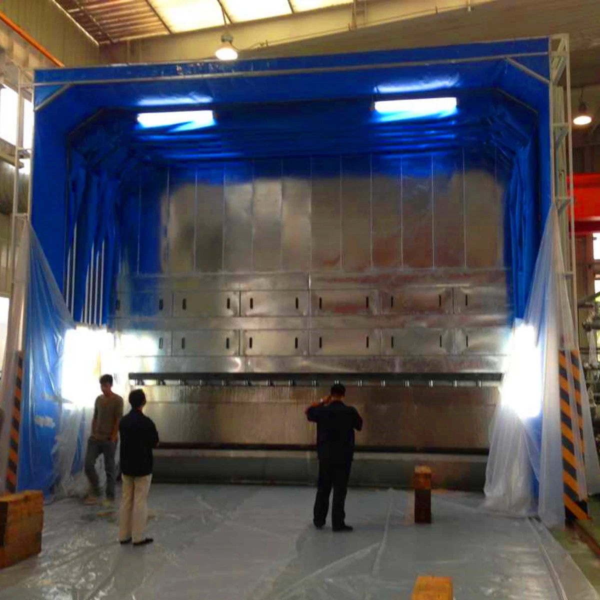 China Supplier Movable Folding Retractable Spray Paint Booth