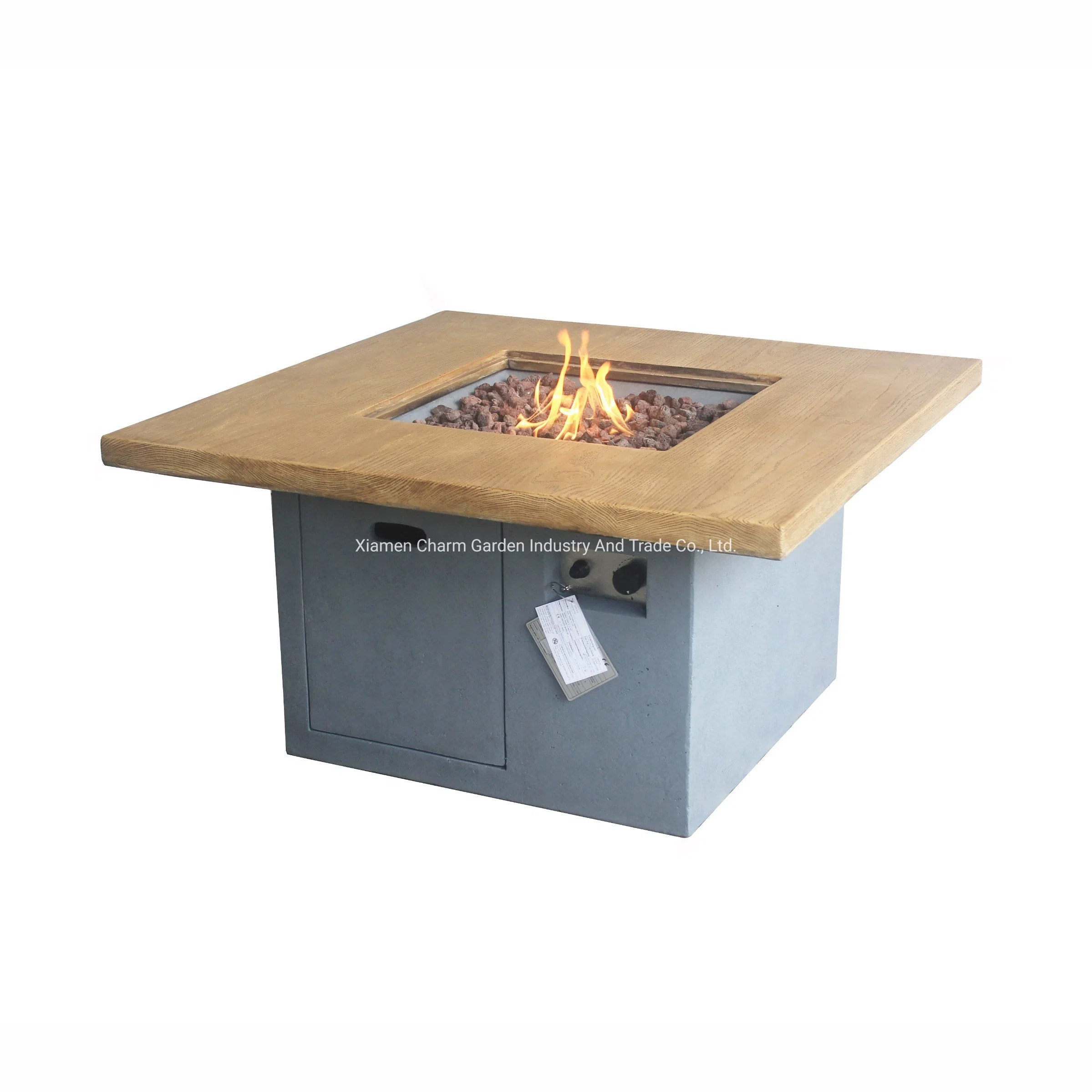 31 Inch Round LPG Certificated Fire Table Gas Tank Fit Inside Fire Pits Outdoor Heater Backyrard Furniture