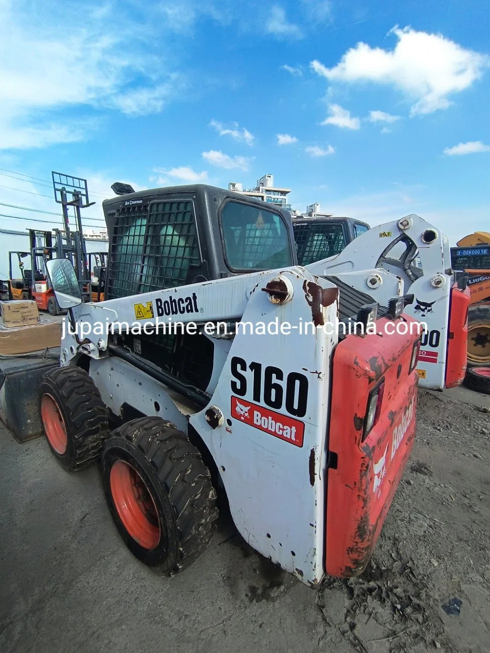 Bobcat s160 chargeuse à roues chargeuse à direction à glissement machinerie de construction de génie usagés