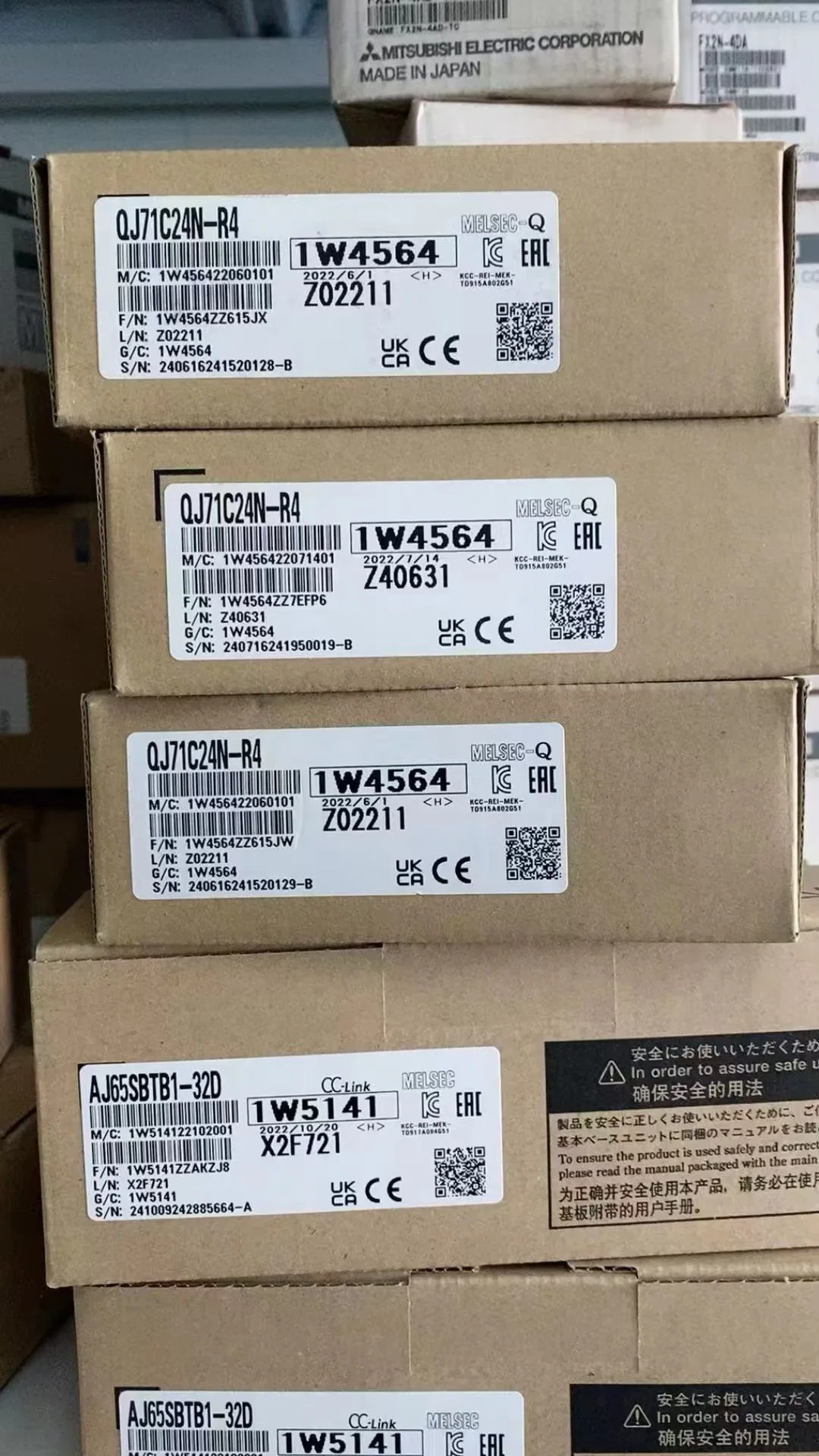 Module de contrôleur programmable PLC Unité convertisseur Q68adi Cnv-Bc fx fx5-5-30EC5-65Fx ce fx5-Cnv-Busc fx fx5-4855-232-BD-BD FX5-232Bd-Got5-422-FX FX5-485ADP ADP