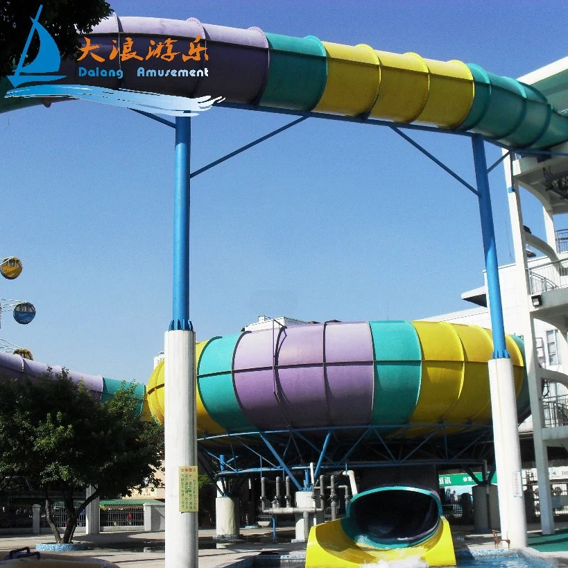 Deslize a Piscina Aqua Slide de Alta Velocidade Piscina fibra de vidro deslize