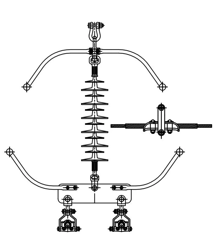 L&R Composite Wire Column Suspension Tension Insulator