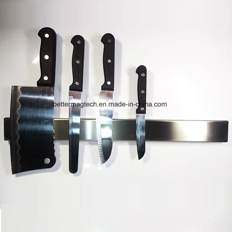 12 Inch Extremely Powerful Stainless Steel Magnetic Knife Strips W/ High Security