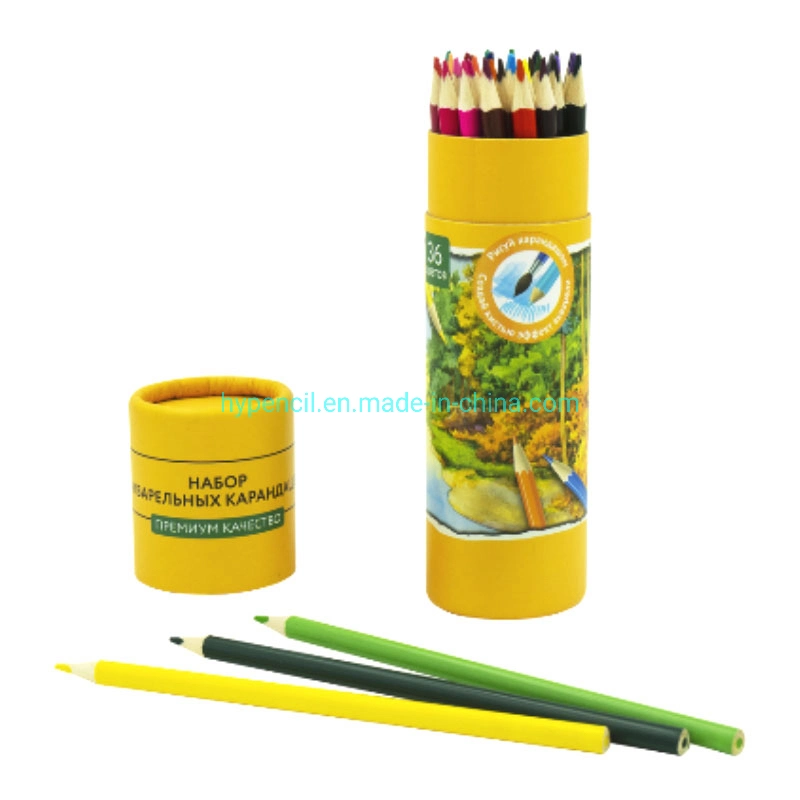 Cwf3607-School Stationery Art Supplies Set of 36 Watercolor Pencil