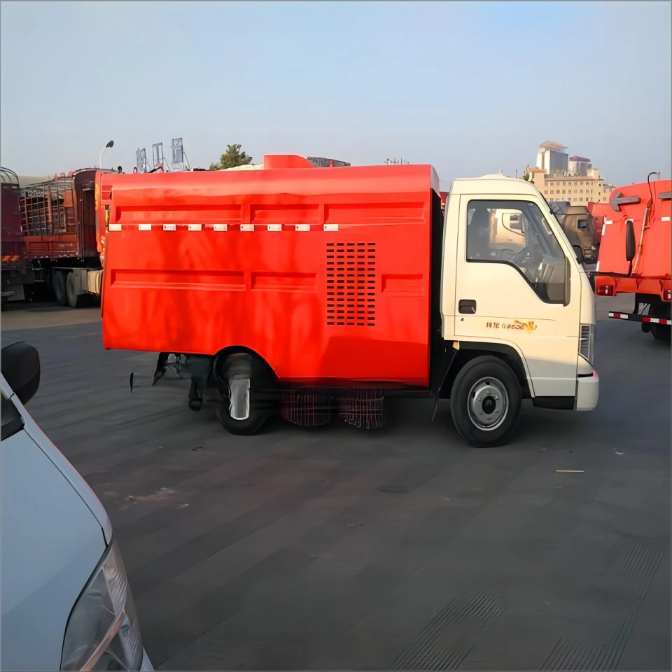 4X2 Road Sweeper Camión fabricado en China el vacío del vehículo de barrido de carretera