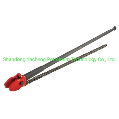 High-Quality Comfortable Grip Alloy Tool Steel Heavy Chain Tong/Wrench