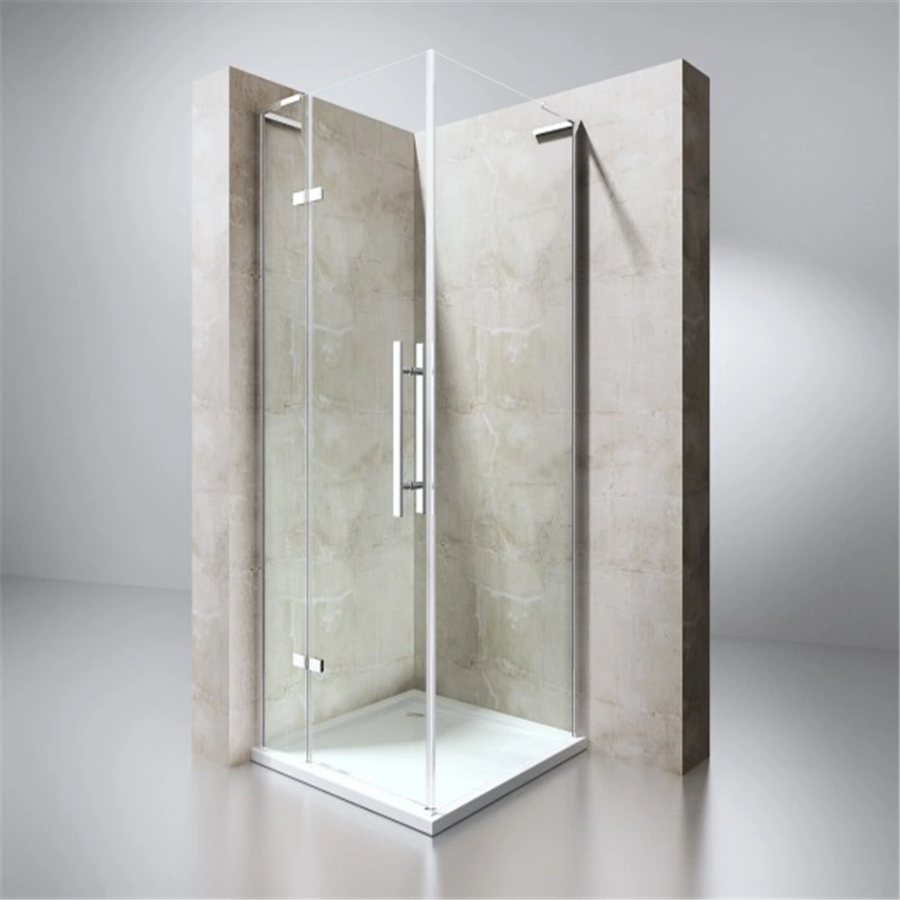 Simple Acid Glass Shower Enclosure Room for Resort with Ce Certificate