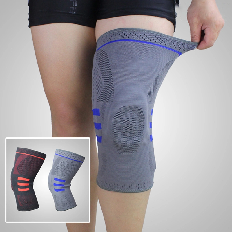 Customized Solid Color Elastic Thickening Sports Knee Pads