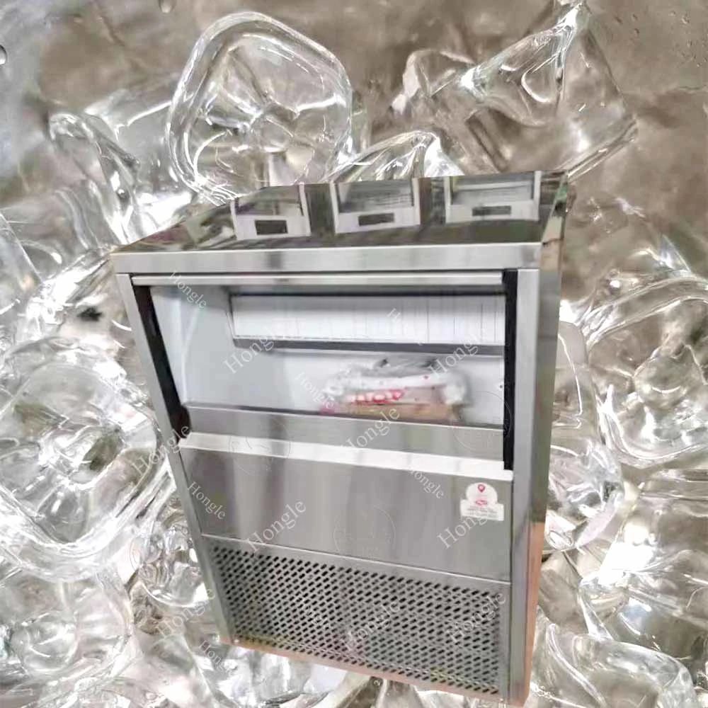 precio de fábrica Automatización de nuevo cubo de 80kg Bloque de hielo que hace la máquina