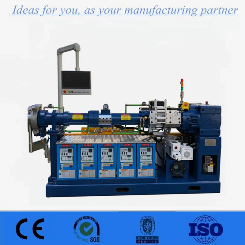 Xj-200 Single Screw Hot Feed Extruder Machine / Cold Feed Rubber Extruding Machine