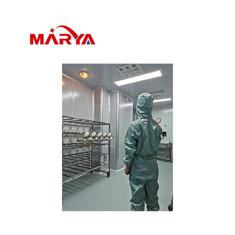 غرفة نظيفة من الدرجة 1000 خالية من الغبار في Marya مختبرات لصناعة معامل الحيوانات