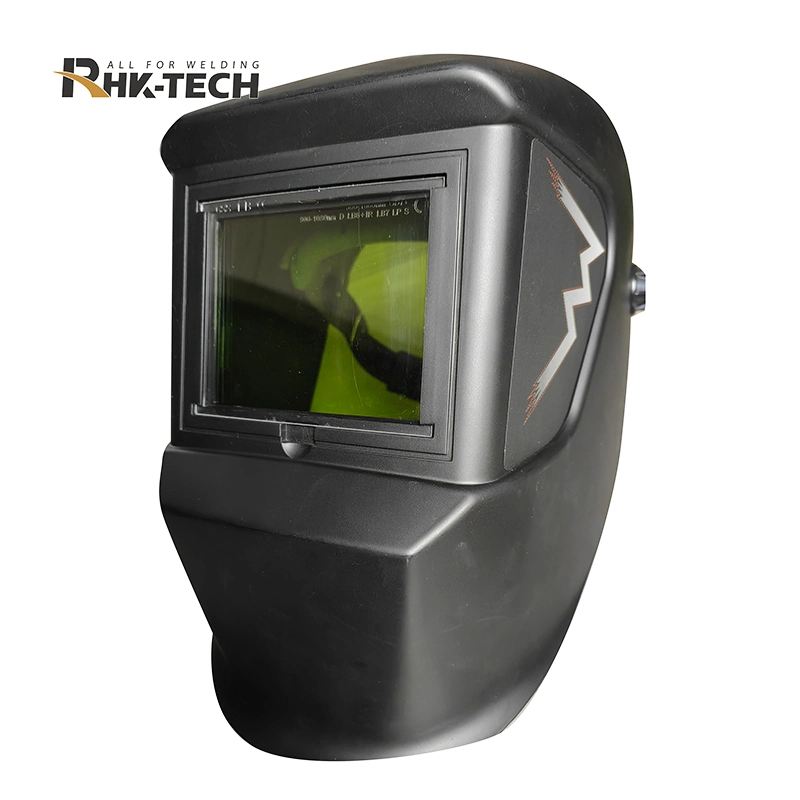 Rhk 2023 CE Absorbing Laser Radiation 900-1080 Lb6 IR Lb7 Laser Mask Full Face Safety Black Automatic Fiber Laser Welding Helmet