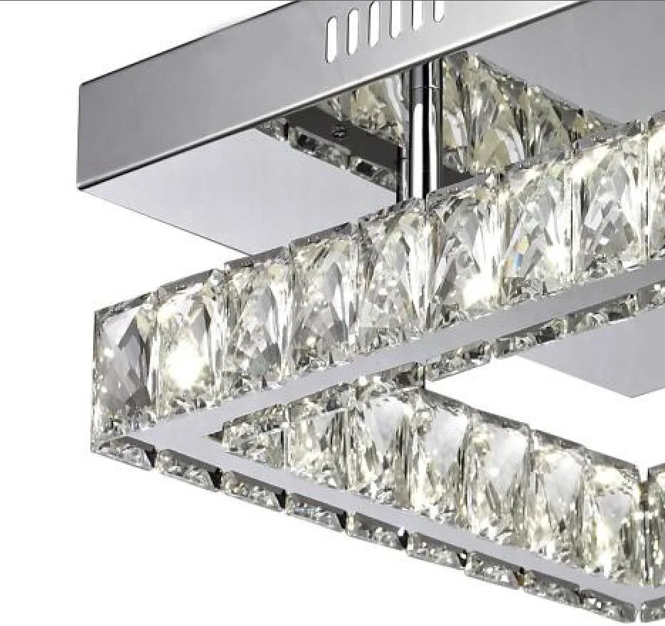 Hôtel projet Décoration moderne LED Crystal lustre lumière mur éclairage