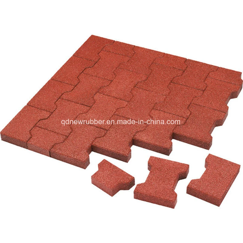 Horse Rubber Stable Mats EPDM Flooring Durable Dog Bone Shaper Rubber Paver