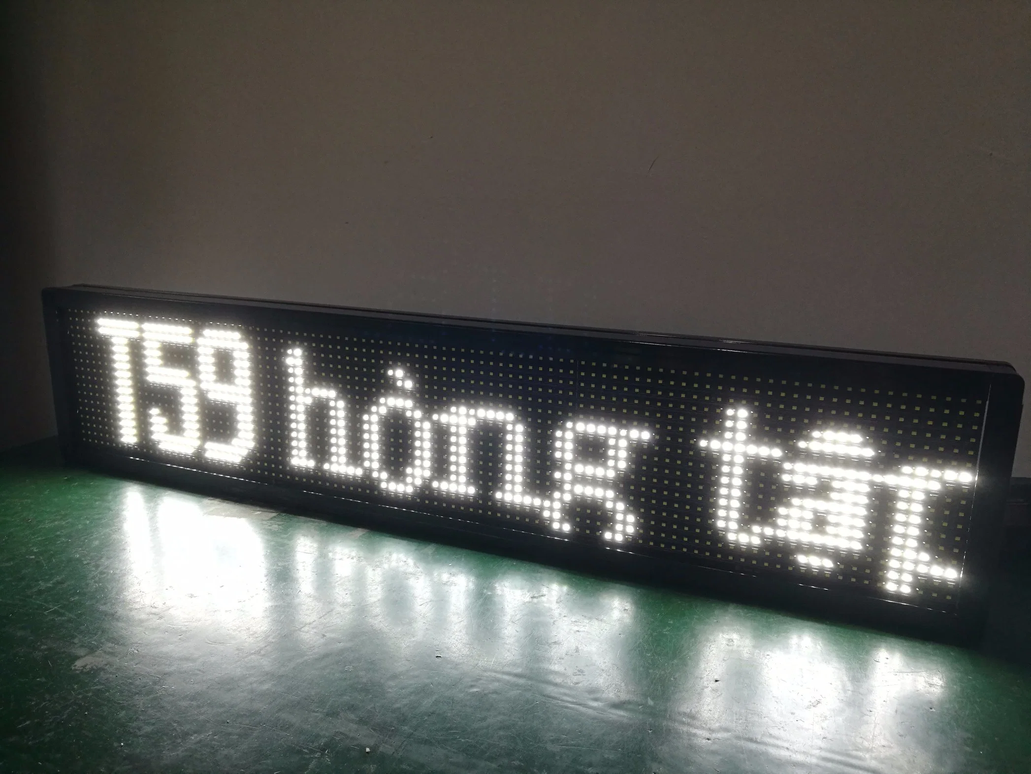 P8*10 19X160 Dots White Color SMD Front Rear Side Bus LED Display Board