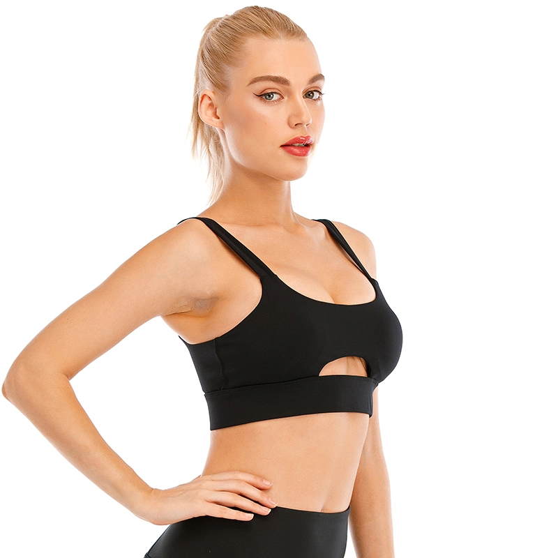 Sexy Black Yogo Bra Seamless Yogo Tops for Women