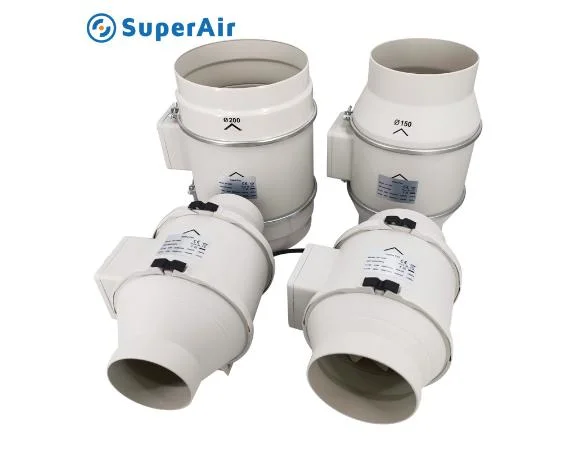 Factory Price Air Circulation in Ducting Vents Quiet Mixed Flow Energy Efficient Blower