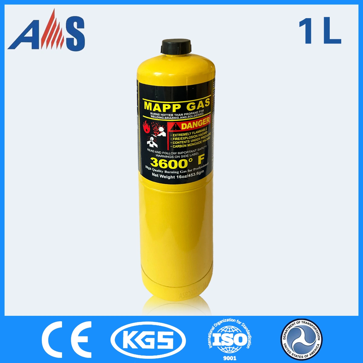 Cilindro de gas MAPP Gas de soldadura Mapp Torch pureza 99,99% de Ansheng Company