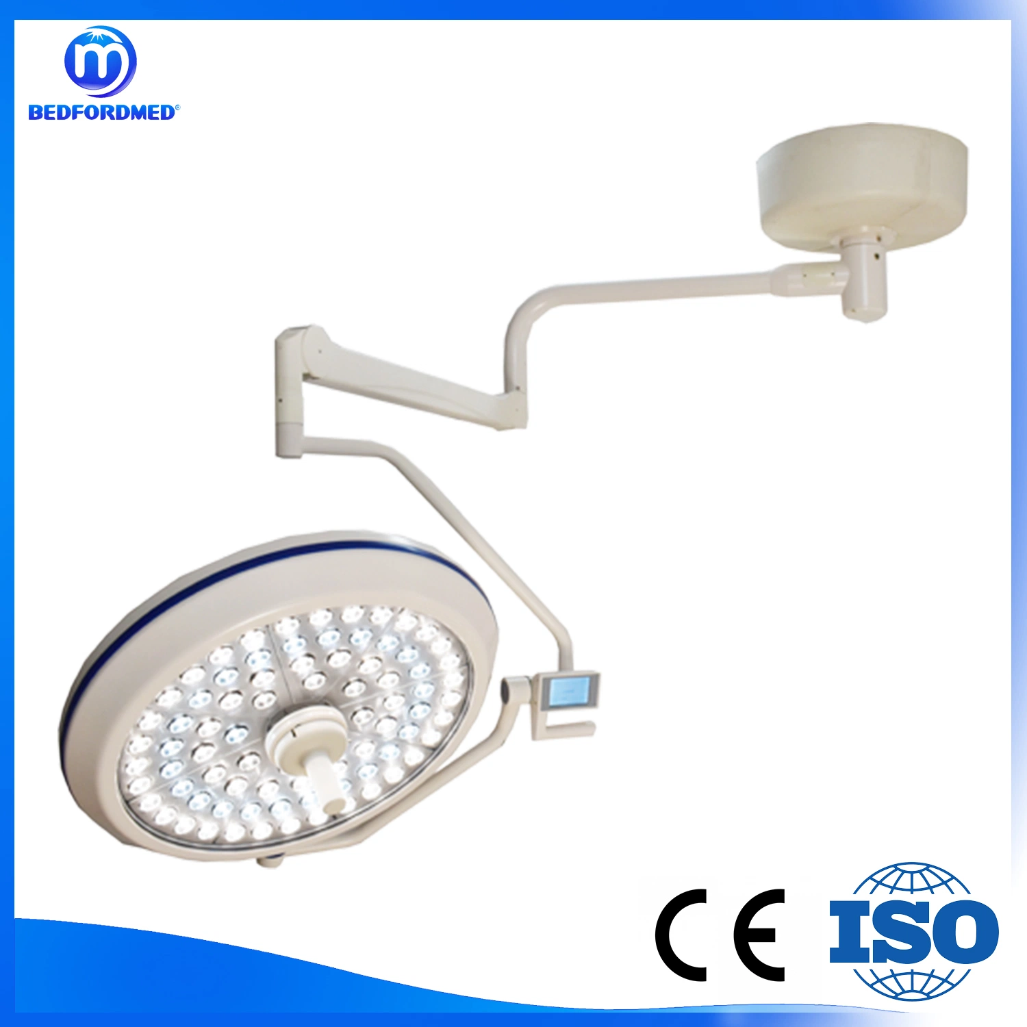 Double Heads LED Operating Light Hospital Surgery Light Germany Square Arm 700/700