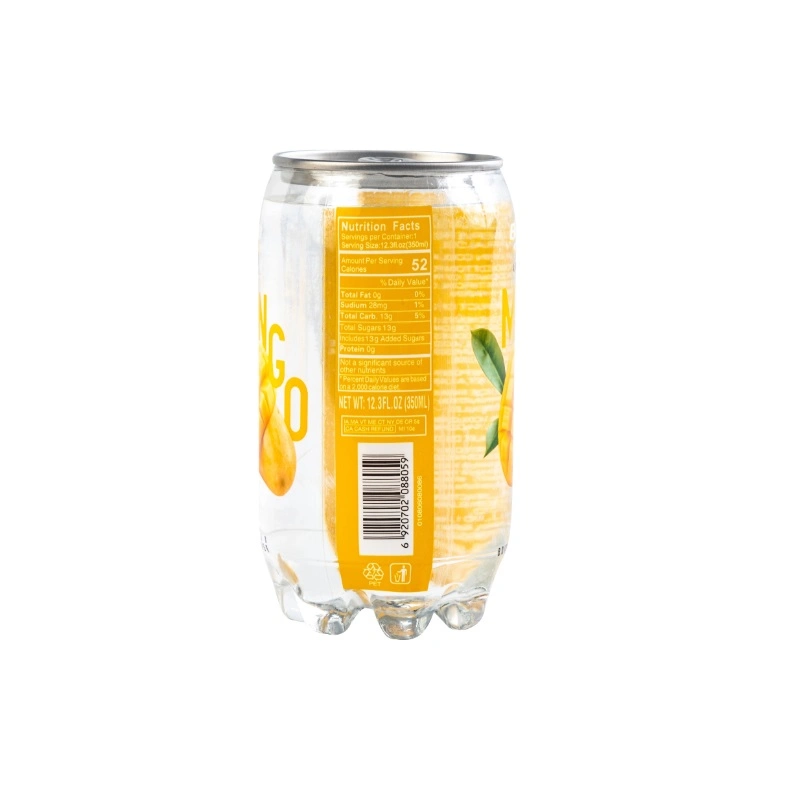 330ml Can White Fruit Sparkling Carbonated Drinks Manufacturer, Soda Beverage