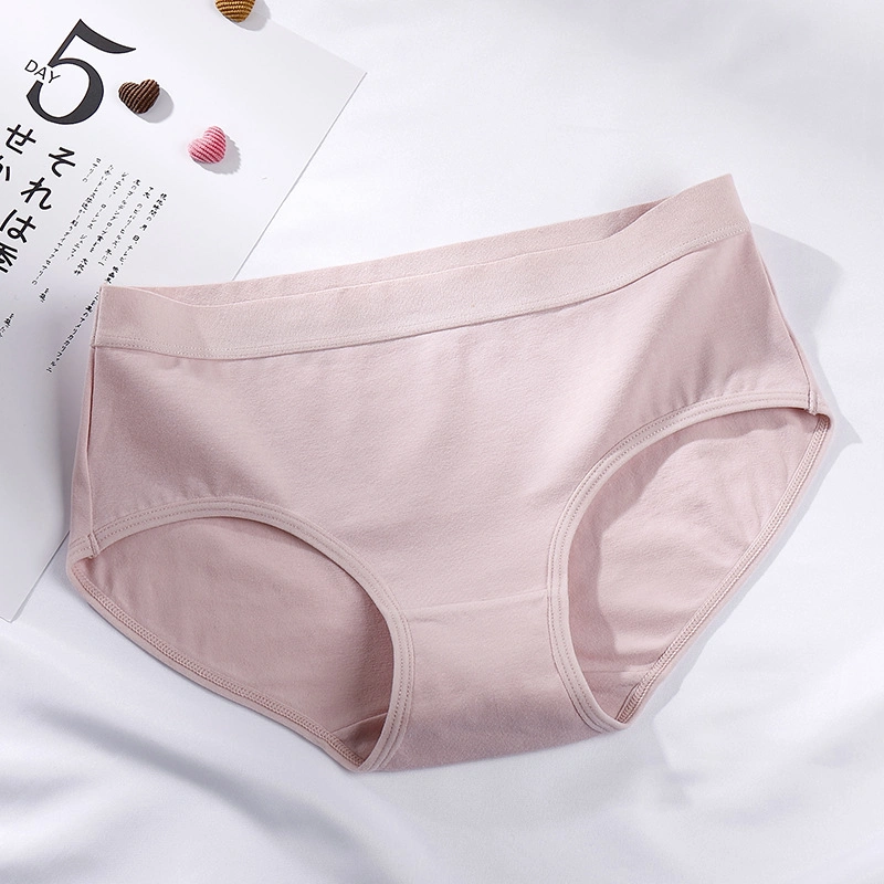 Woman Cotton Brief Panties Antibacterial Sexy Underwear Custom Design Lingerie