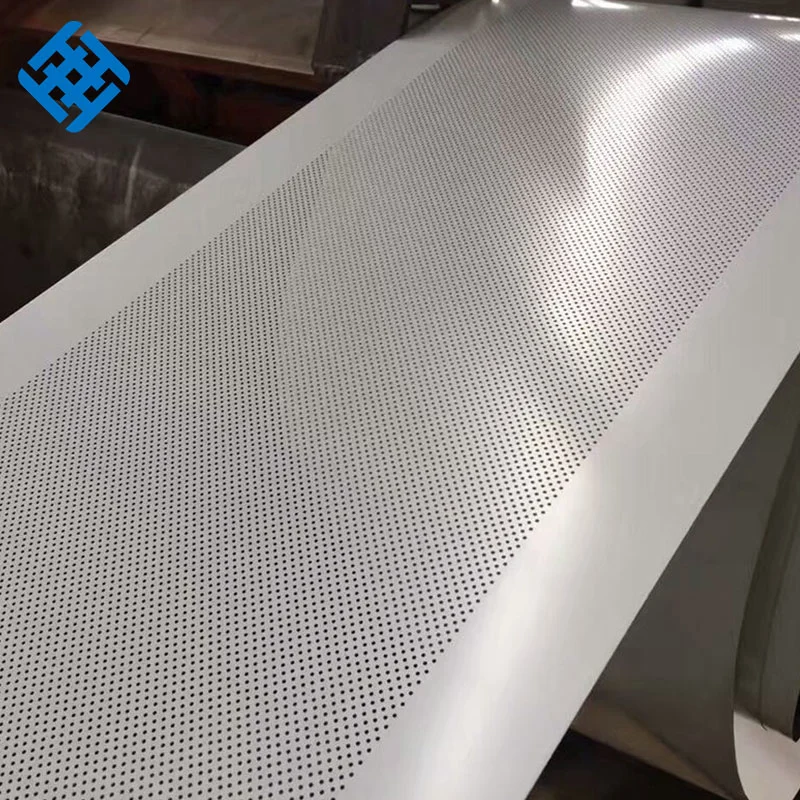 1.5 Hole Diameter SUS304 Roll Mesh Perforated Stainless Steel Coil Net