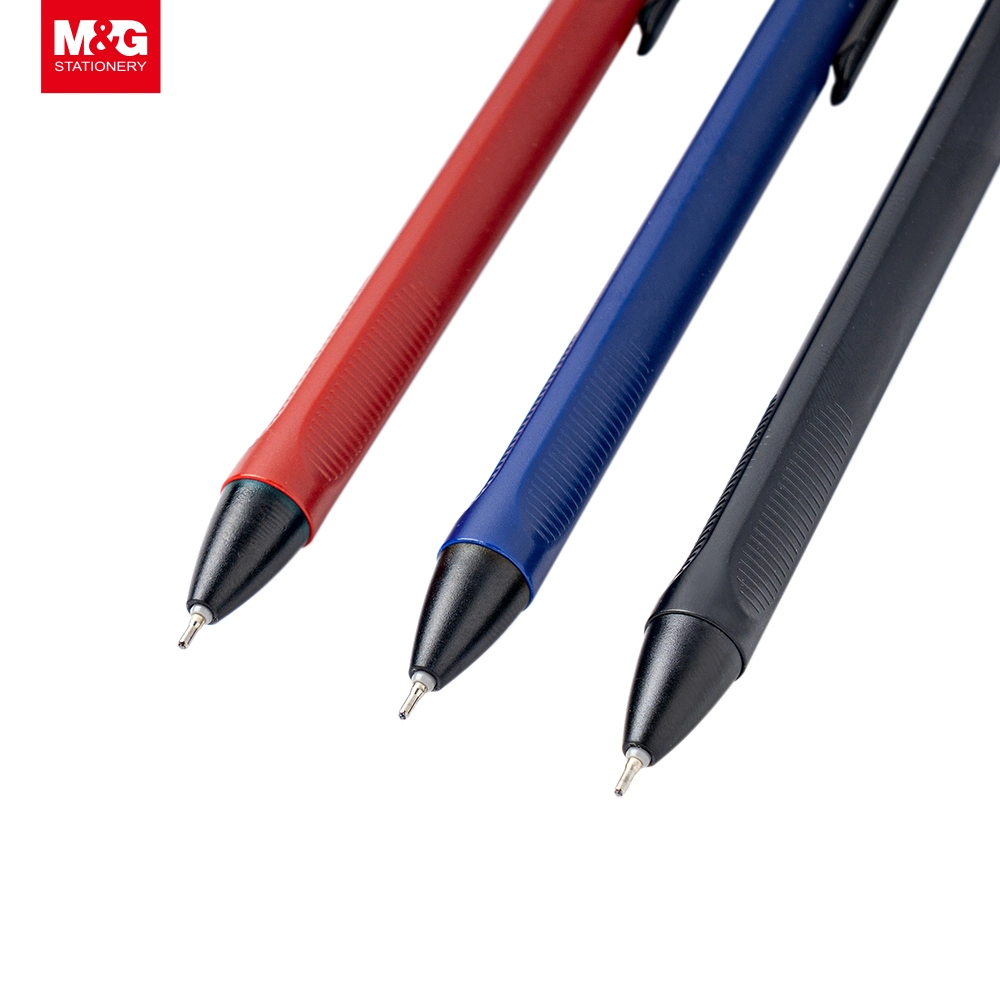 M&G Office Supply 0.7mm Tr3 Retractable Economic Semi-Gel Ballpoint Pen Black