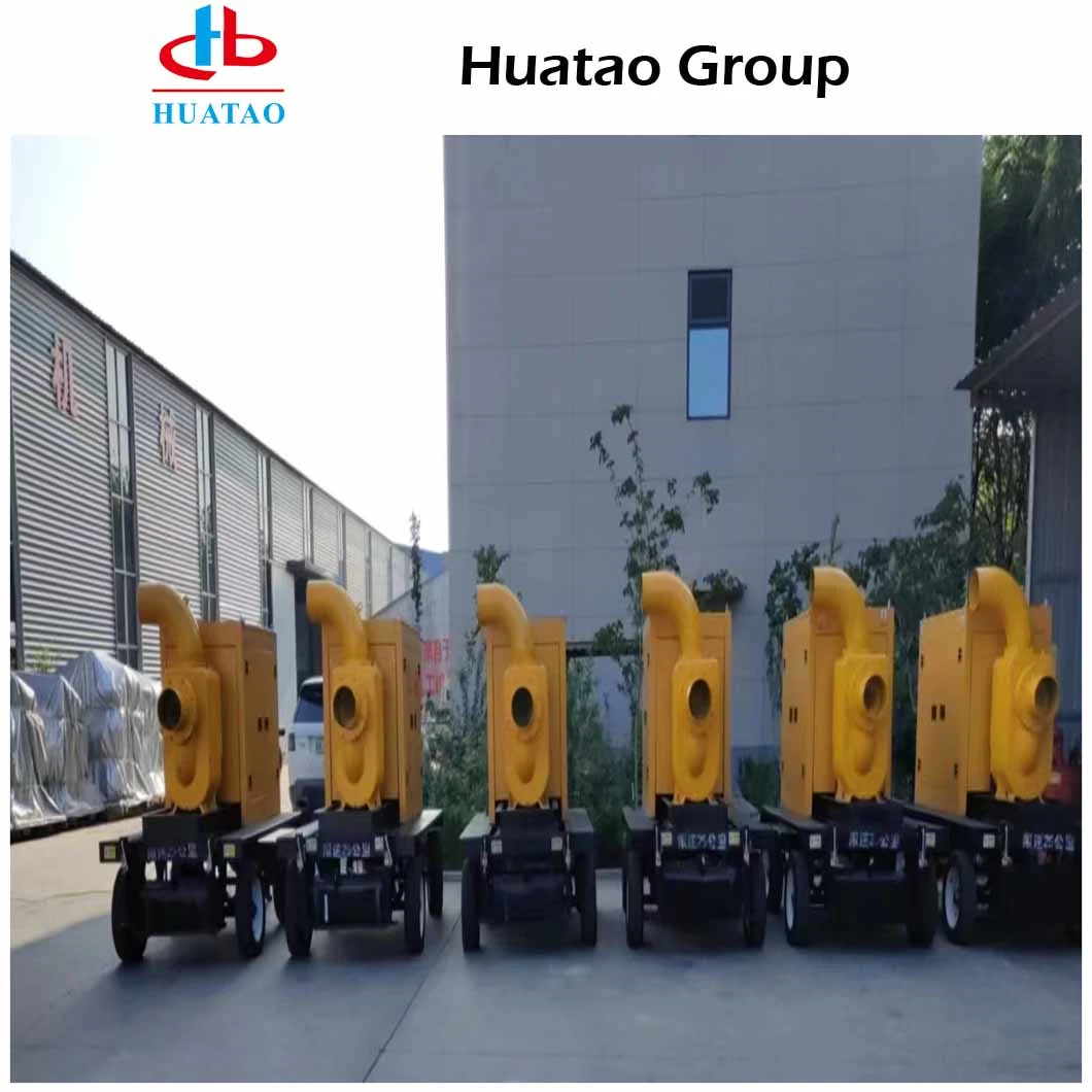 300m3/H Flow Diesel Engine Flood Control Pump Cart