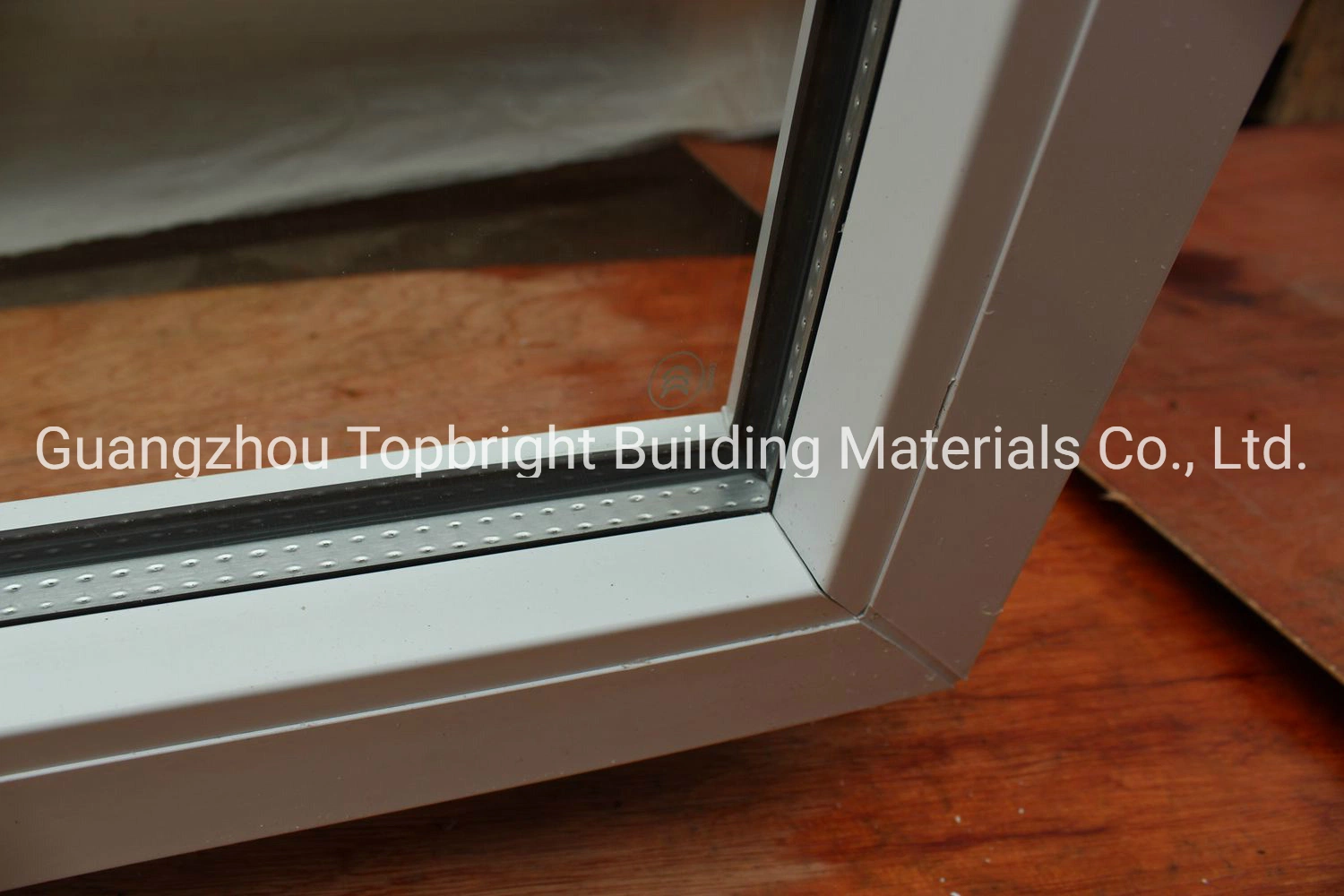 PVC/Upv Vinyl Tophung Window with Energy Saving with Tempered Glass