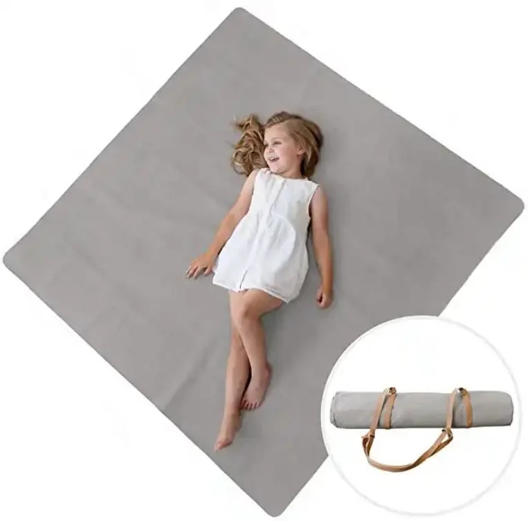 Hot Sales Low Price Waterproof Vegan Leather Play Floor Mat for Baby