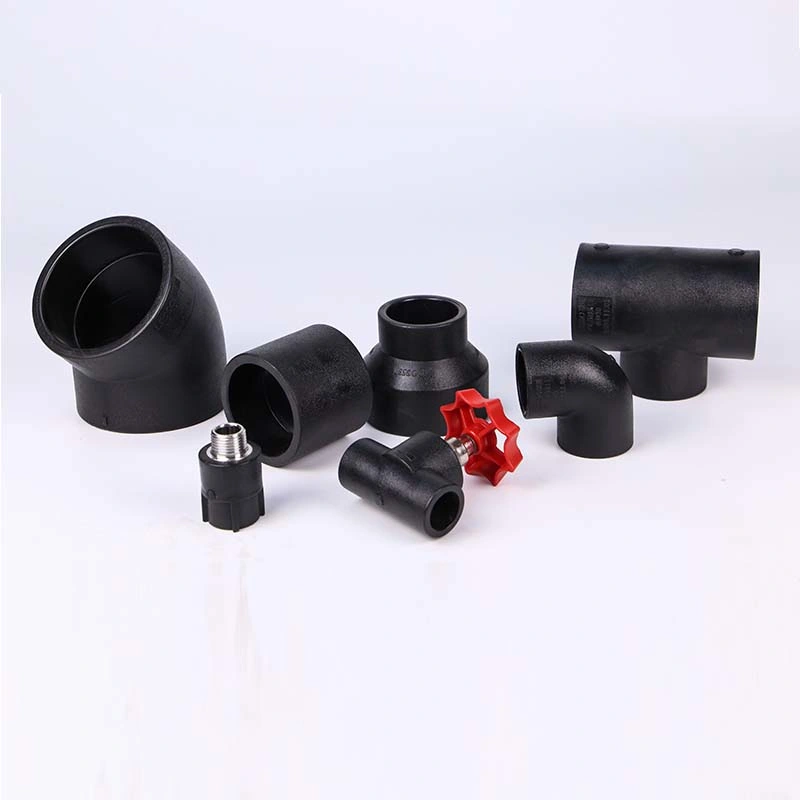 Customized Plastic Electrofusion Fittings HDPE 90 Elbow for Water Supply