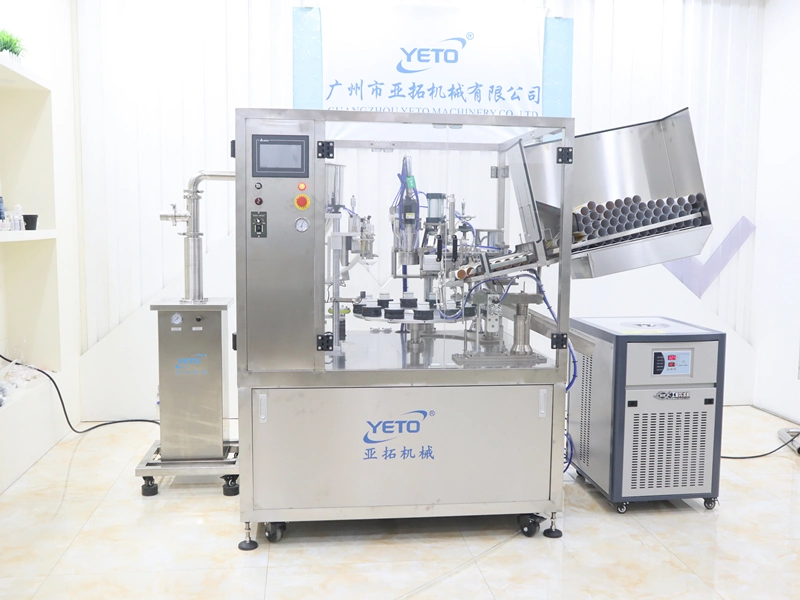 Mustard Condesed Milk Plastic Soft Tube Pet Food Mixing Filling and Sealing Inner Heating Packing Machine