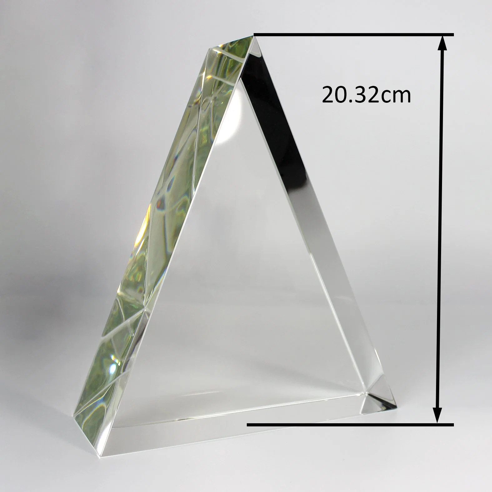 Óptico personalizado K9 BK7 vidrio 90 grados Cuarzo ángulo recto Prisma