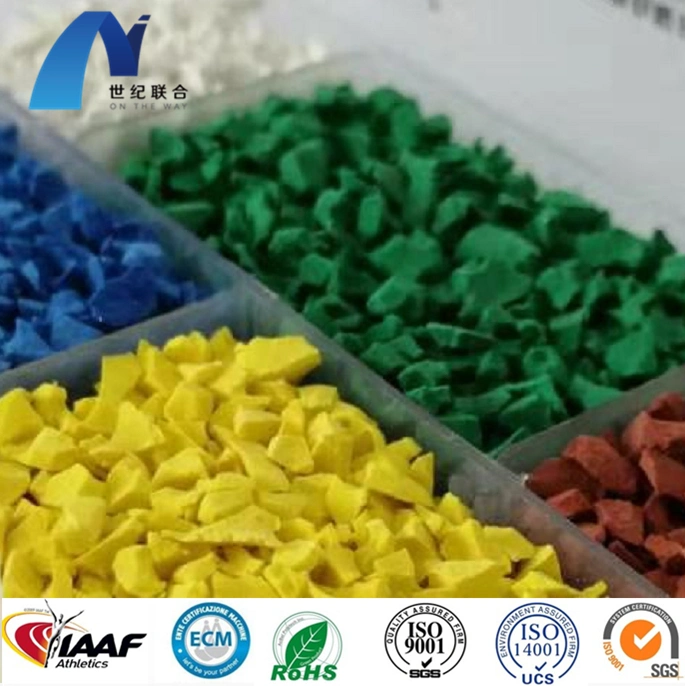 Factory Price EPDM Rubber Granules Particles Running Track Material