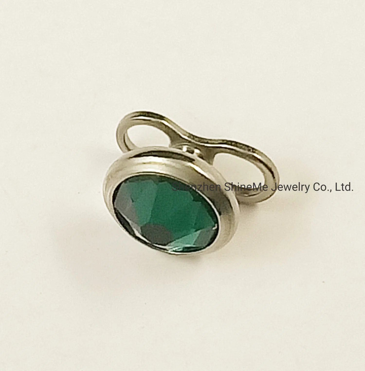 High quality/High cost performance  Fashion Jewelry G23 Titanium Body Piercing Green Stone Surface Anchor 	Tda-42