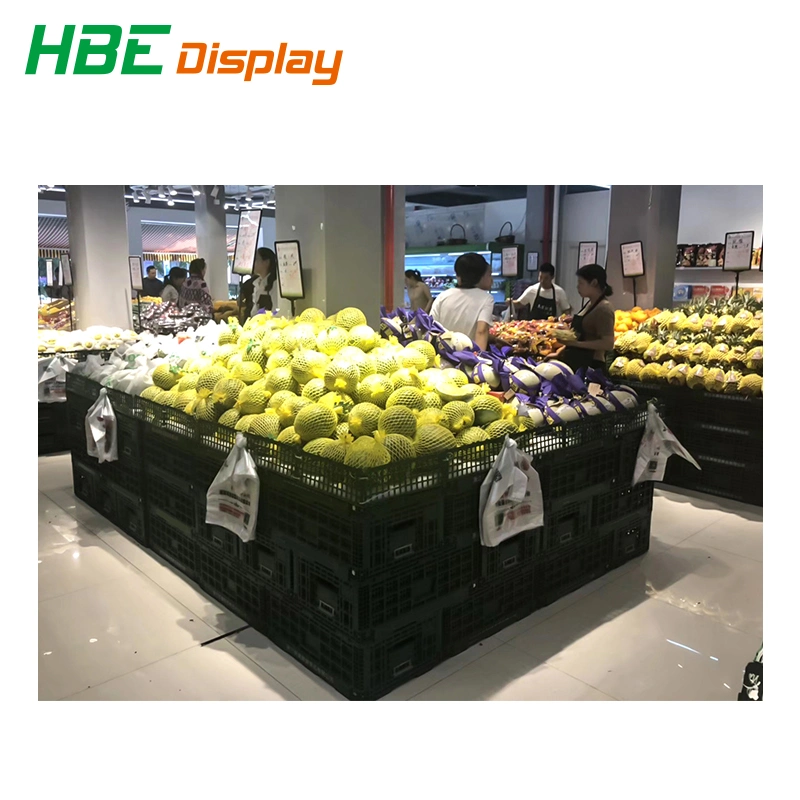 Multiple Sizes Farm Use Collapsible Box Folding Basket for Fruit