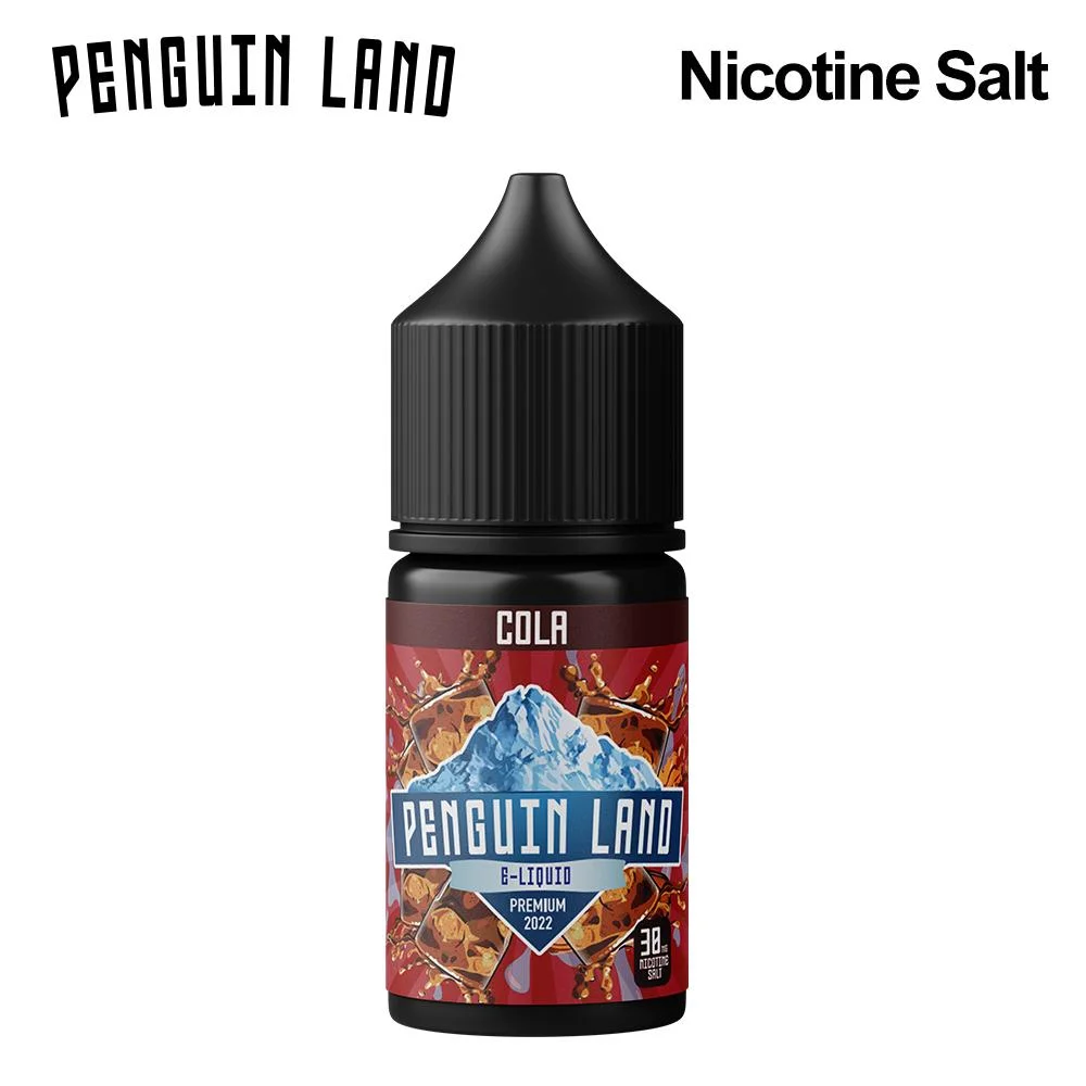 Pingouin de haute qualité des terres Meilleures ventes OEM ODM de la nicotine liquide sel E E jus pour Vape