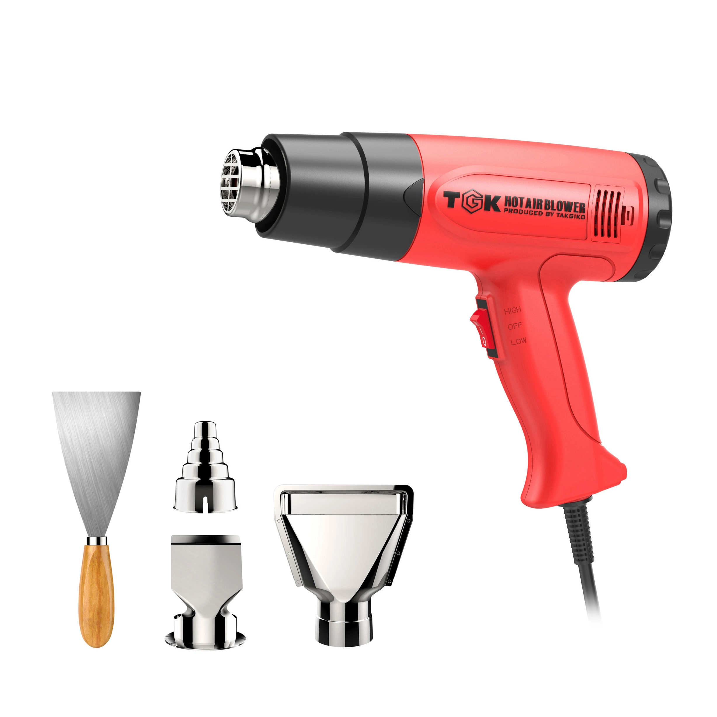 Portable Industrial Electronic Heat Gun for Melting Plastic Wrap to Melt Solder Hg6617s