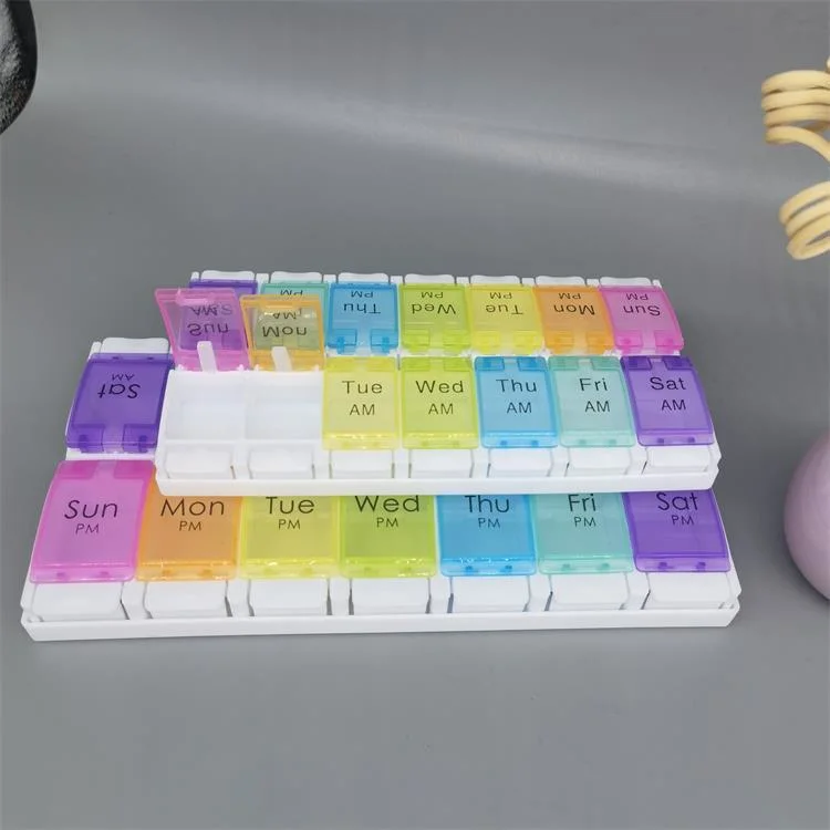 Keyboard 31 Days Weekly Pop out Pill Storage Case Box