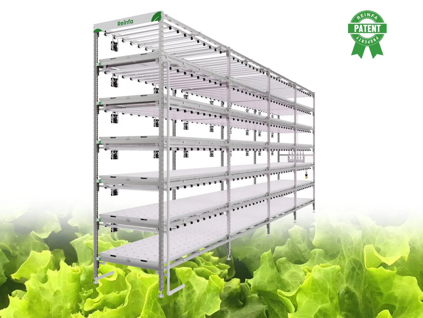 تناول الخس الداخلي المتعدد الطبقات Hydroponic System