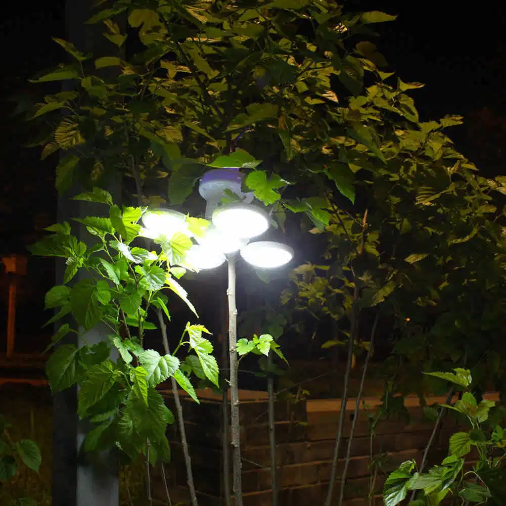 Portable Emergency Lighting High Light Saving Power IP67 Smart Solar LED Lamp Camping Bulbs