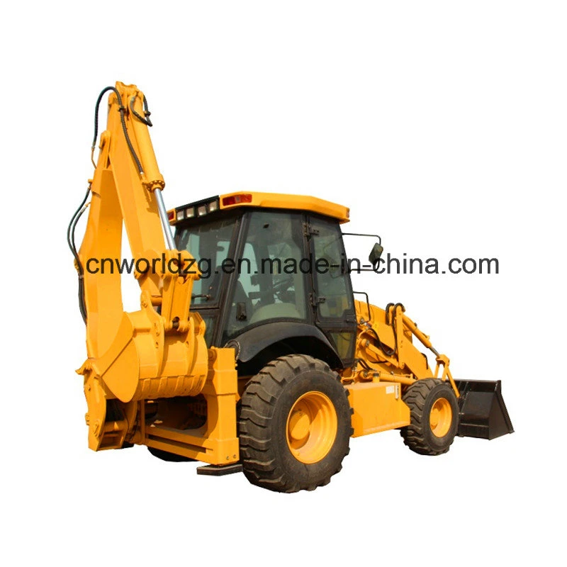 4 Wheel Drive Backhoe Loader with 1m3 Bucket (WZ30-25C)