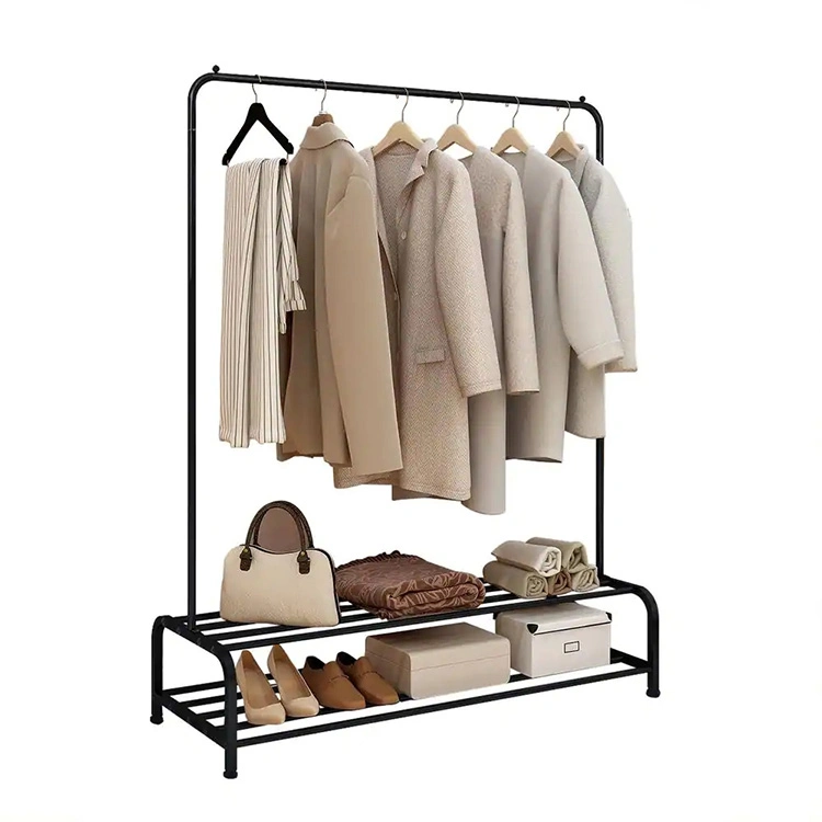 Jh-Mech Multi-Purpose Shelving Unit Metal Industrial Pipe Clothing Rack