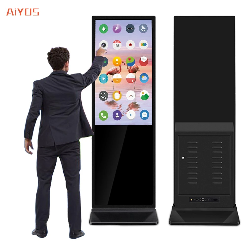 Android 43 Inch Floor Stand Kiosk Shopping Mall Digital Signage Advertising LCD Screen Monitor