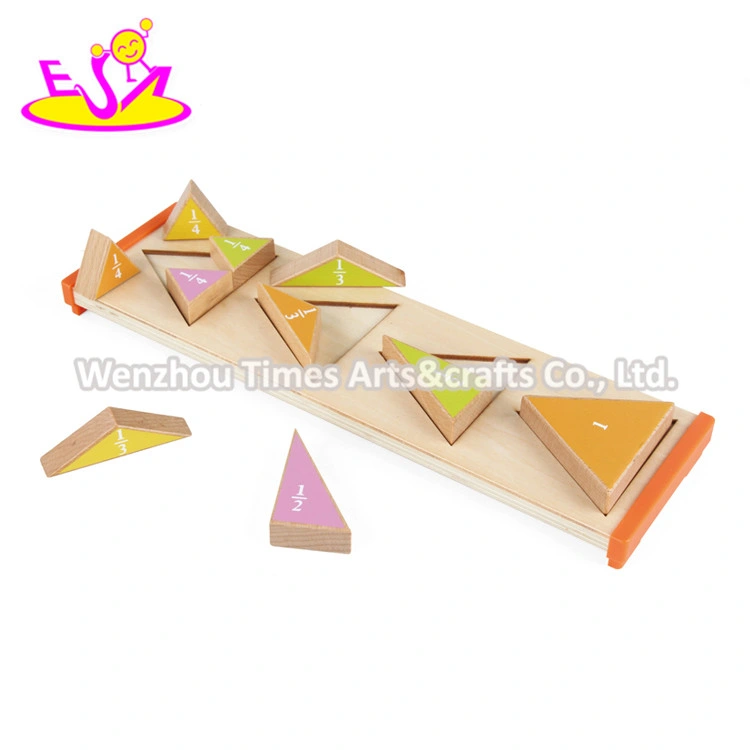 Top Fashion Educational Wooden Mathematical Shapes for Kids W12f048